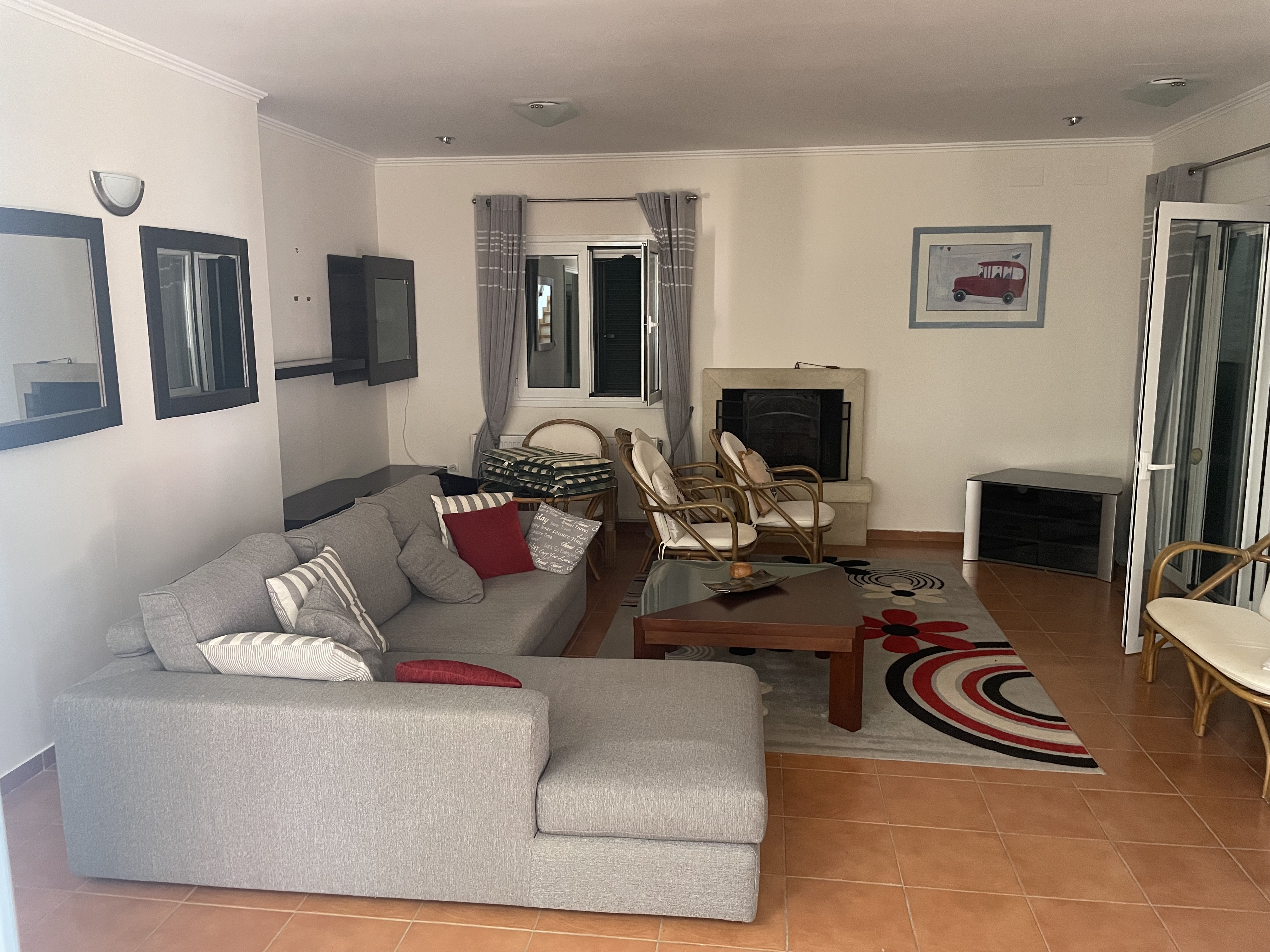 Obývací prostory ve vile