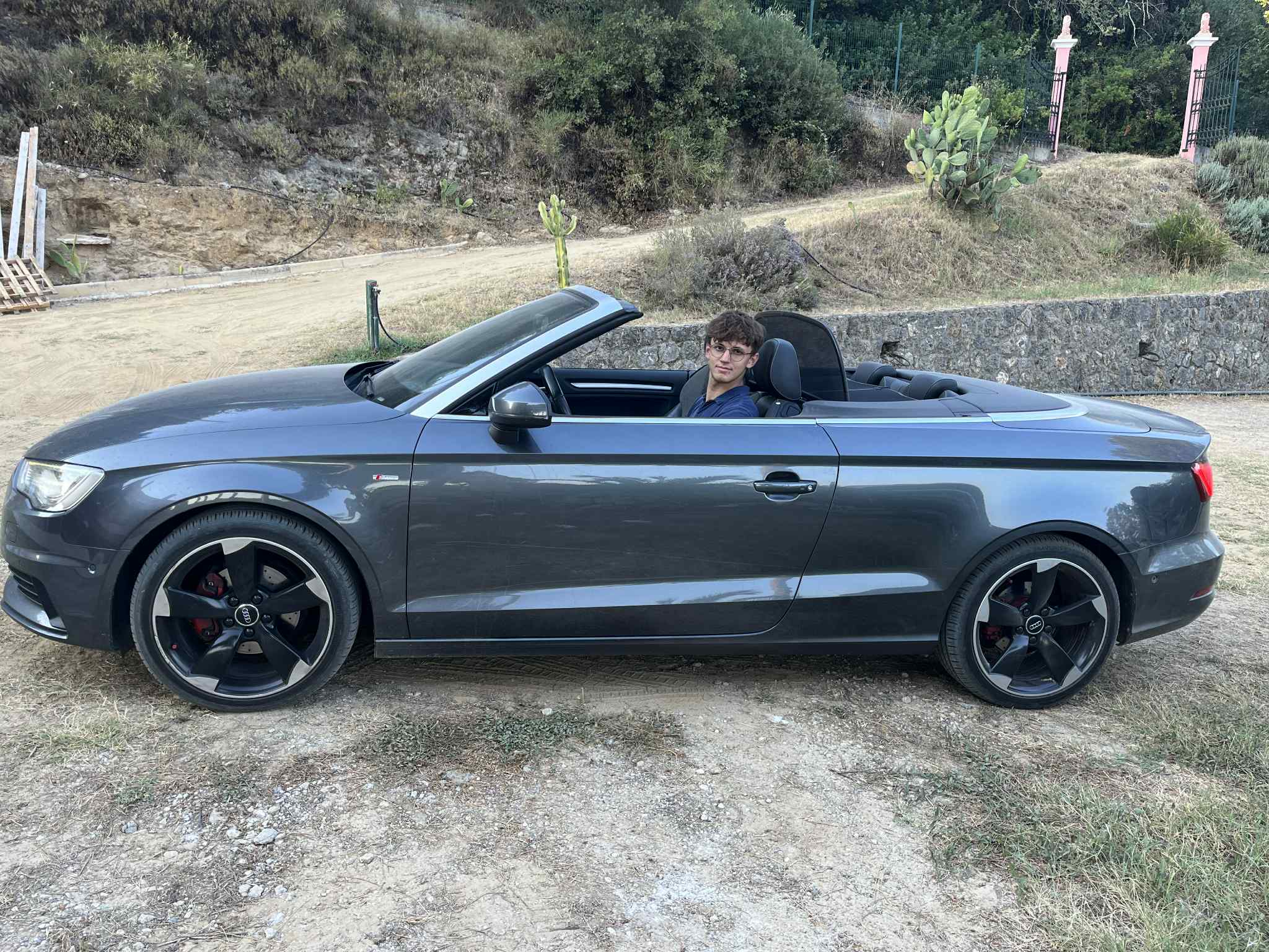 Audi A3 S-line Cabrio na Korfu